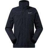 Berghaus Herren Hillmaster Interactive Jacke, Atmungsaktiver, Strapazierfähiger Mantel Übergangsjacke Hardshell Gore-Tex Wasserdichte, Schwarz, S EU