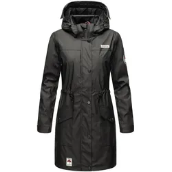 NAVAHOO Damen Outdoorjacke modischer Outdoor Regenmantel Deike