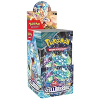 Pokémon TCG Stellar Crown Halb-Booster-Box (18 englische Booster)
