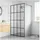 vidaXL Duschwand für Walk-in Dusche Klares Sicherheitsglas 80x195 cm