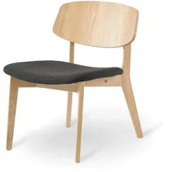 Tchibo - Loungechair - 53x63x70cm - braun - Eichenholz / Holz / Echtholzfurnier