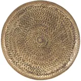 House Doctor Tablett Rattan, Ø20cm, gold