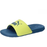 Puma Cool Cat 2.0 PS Slide Sandal, Lime Sheen-Ocean Tropic, 29 EU