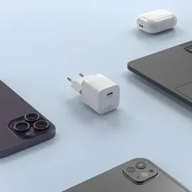 FIXED Mini GaN mit USB-C-Ausgang und PD-Unterstützung 65W weiß