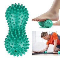 Massageball in Erdnussform, PVC, für Yoga, Fitness, Anti-Stress, für Körper, Hände und Füße