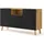 BIM Furniture Kommode Luxi 146 cm Artisan Eiche / Schwarz Matt