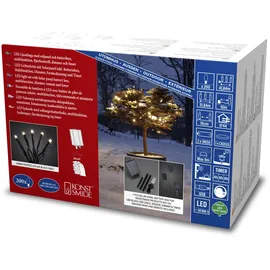 Konstsmide LED Solar-Lichterkette Lichterkette, Bernstein