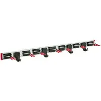 Bruns Gerätehalter Alu-Set, 7 Halter, 4 Haken,