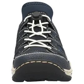 Rieker Damen Low-Top Sneaker L0551, Frauen Halbschuhe, lose Einlage,straßenschuhe,Strassenschuhe,Sportschuhe,Freizeitschuhe,blau (14),42 EU | Gr.: 42