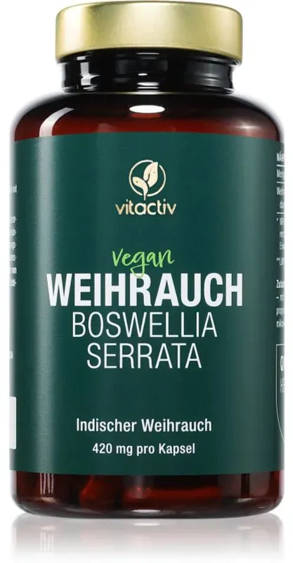 Vitactiv Weihrauch Boswellia Serrata Kapseln zur Verdauungsförderung 120 KAP