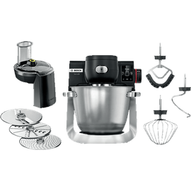 Bosch MUMS6ZS13D Küchenmaschine Jet black matt (Rührschüsselkapazität: 5,5 l, 1600 W