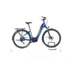 Merida eSPRESSO City 400 EQ E-Bike Tiefeinsteiger 2021 - blau schwarz - S
