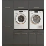 laundreezy Mehrzweckschrank-Set »LAUNDREEZY LDSK13«, grau