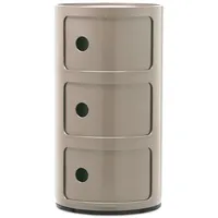 Kartell Componibili 3 Elemente Container taupe