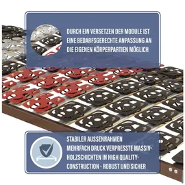 Beco Tellerlattenrost Mediflex Modul NV, (1 St.), Perfekte Körperanpassung und Druckentlastung weiß