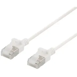 Deltaco UFTP-1028, 1 m, Cat6a, Weiß, RJ-45, U/FTP (STP), RJ-45
