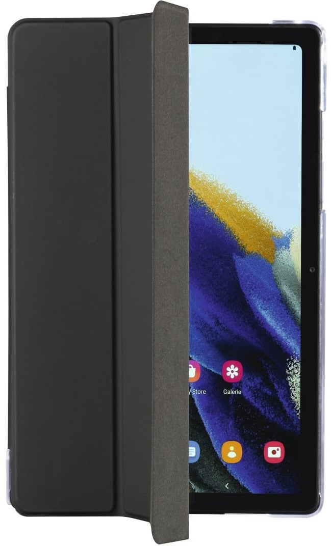 Hama Hülle für Samsung Galaxy Tab A8 10.5" (aufklappbares Case für Samsung Tablet 10,5 Zoll/26,4 cm A 8, Schutzhülle mit Standfunktion, transparente Rückseite, magnetisches Cover) schwarz, 00217151