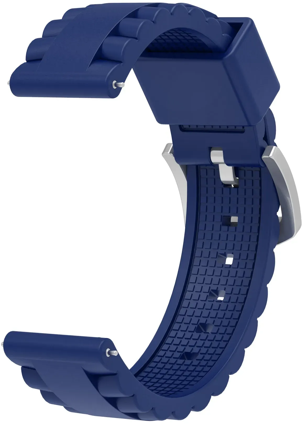 Strap-it Mobvoi TicWatch Pro 5 Enduro Armband Silikon für Mobvoi TicWatch Pro 5 Enduro - Dunkel Blau - Schnallenverschluss