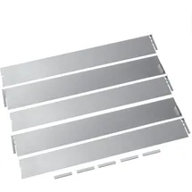 Meister Craft Meister Rasenkante 5 Stk - 1 m lang - 13 cm hoch - Verzinkter Stahl - Einfache Steckmontage - Formbar und langlebig, Ideal zur Beetbegrenzung und Wurzelsperre, Beeteinfassung, Beetumrandung,