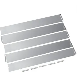 Meister Craft Meister Rasenkante 5 Stk - 1 m lang - 13 cm hoch - Verzinkter Stahl - Einfache Steckmontage - Formbar und langlebig, Ideal zur Beetbegrenzung und Wurzelsperre, Beeteinfassung, Beetumrandung,