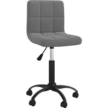 vidaXL Bürostuhl Samt dunkelgrau