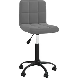 vidaXL Bürostuhl Samt dunkelgrau