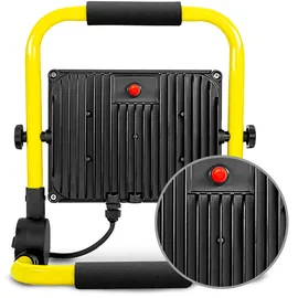 Trotec Baustrahler Aluminium 1,4 m Kabel gelb/schwarz