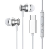 Joyroom JR-EC04 Wired Earphones USB C (Silver)