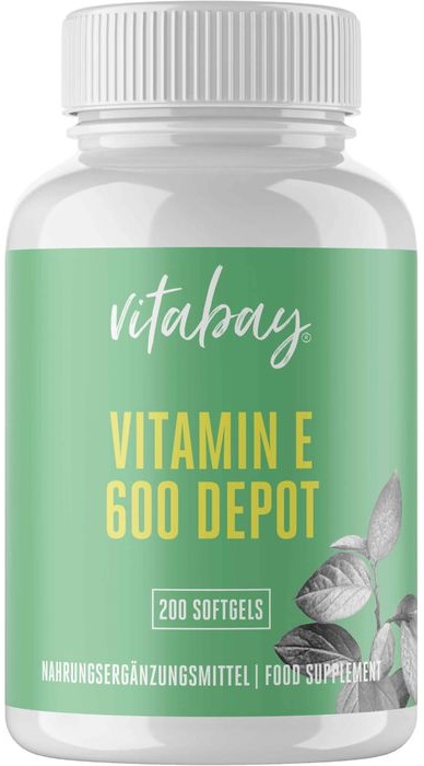 VITAMIN E 600 I.E. Depot vegan hochdosiert Weichk. 200 St.