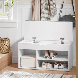 SoBuy Porter 80 x 46 x 30 cm weiß / weiß