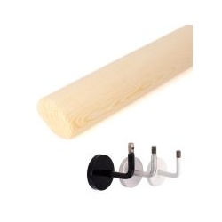 Handlauf Fichte oval | Treppe, Geländer, Wand | nach Maß