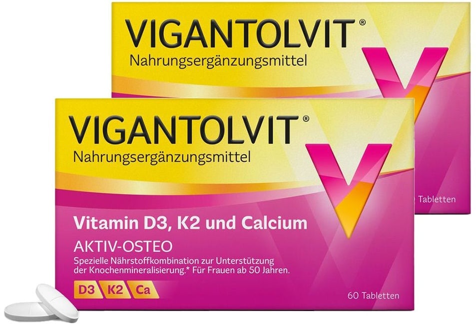 Vigantolvit® Vitamin D3, K2 und Calcium -Jetzt 10% Rabatt mit dem Code vigantolvit10 sparen*