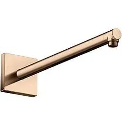 hansgrohe Brausearm 26436300 390mm, eckig, polished red gold