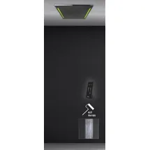 GESSI Colour Multifunktions Dusch-Einbau-System 505x505 mm, Strahlart Regen (57921238)