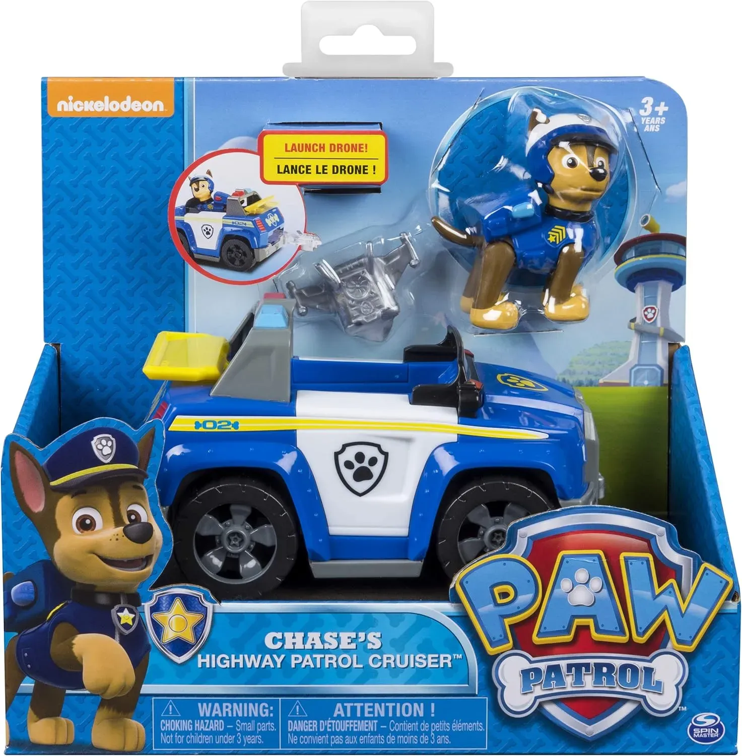 Spin Master - Paw Patrol: Chase's Highway Patrol Cruiser (Neu differenzbesteuert)