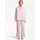 Seidensticker Pyjama gestreift Rosa L