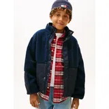 Tommy Hilfiger TEDDY QUILTED BOMBER Blau 164