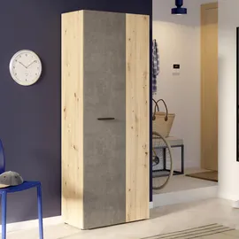 Forte NET306 Schuhschrank 68,7 x 36,5 x 181,1 braun