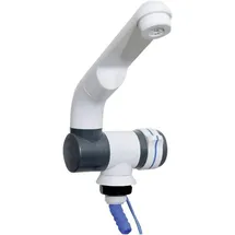 BARWIG Camping-Wasserhahn 10 mm drehbar Grau/Anthrazit/Weiß