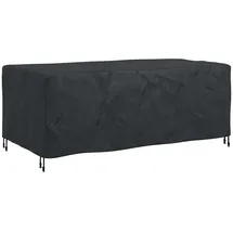 vidaXL Gartenmöbelabdeckung 200 x 110 x 70 cm Schwarz