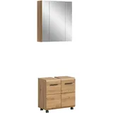 xonox.home Badkombination Ice 60 x 185 x 30 cm Braun