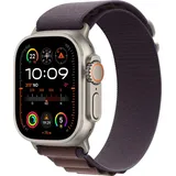 GPS + Cellular 49 mm Titangehäuse natur, Alpine Loop indigo L