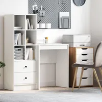 VidaXL Minimalistischer Schreibtisch Weiß Spanplatte 60 x 40 x