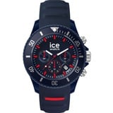 ICE-Watch - ICE chrono Dark blue Red - Blaue Herren/Unisexuhr mit Plastikarmband - 021425 (Medium)