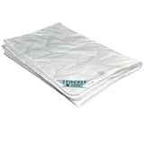 Betten Traumland Naturfaserbettdecke Sommerdecke super leicht Lyocell Tencel Sommerhit 100% Natur, Füllung: Lyocell, hergestellt in Deutschland weiß 135 cm x 200 cm