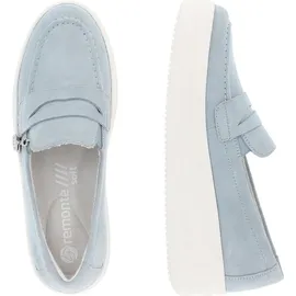 remonte Plateau Slipper Damen Hellblau 40