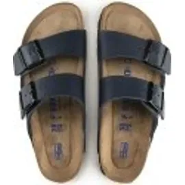 Birkenstock Arizona Weichbettung Birko-Flor schmal blau 43