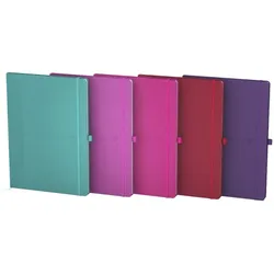 Oxford Notizbuch 'Signature', B5, kariert, leuchtende Farben