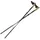 Silva Running Poles Carbon Z Adjustable 100-120 cm schwarz/gelb