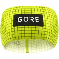 Gore Wear Unisex Stirnband Grid, Einheitsgröße, Neon-Gelb/Schwarz